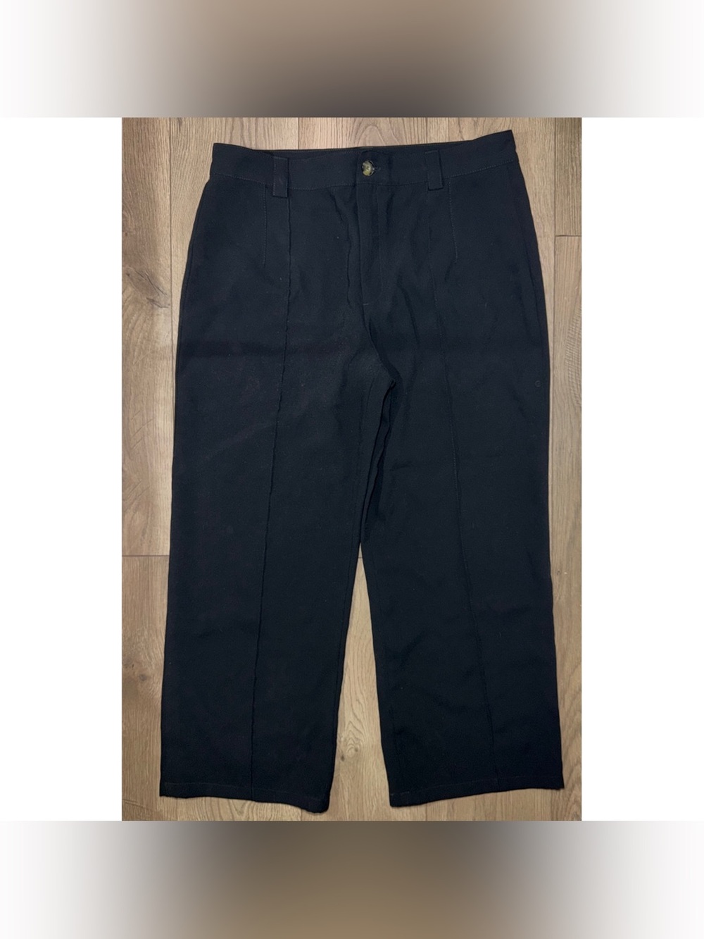 Pre-Owned Zara Straight Leg Black Dress Pants Trousers Women's Plus Size XXL